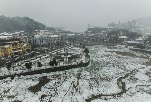 Морозы и снегопад во Вьетнаме 