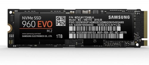 Samsung 960 EVO и 960 PRO - самые быстрые SSD NVMe M.2