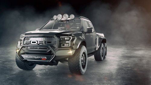 Трехосный пикап Ford F-150 Raptor Hennessey Velociraptor 6x6